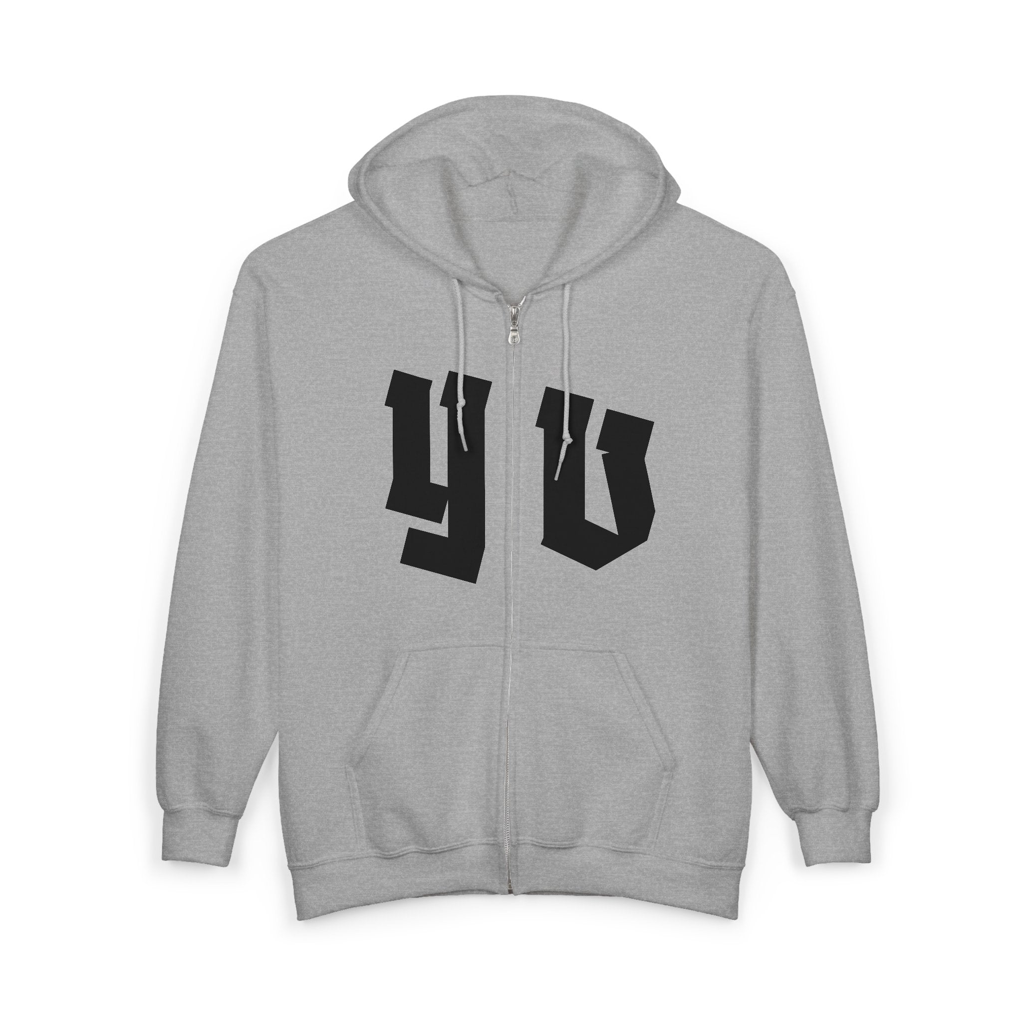 Unisex Heavy Zip Hoodie — “The fear of death follows from the fear of life. A man who lives fully is prepared to die at any time.”