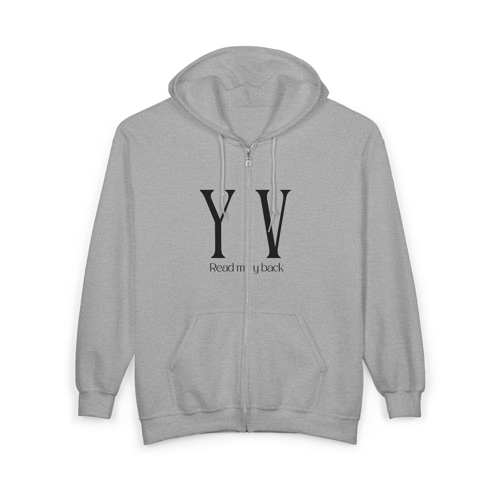 Unisex Heavy Blend™ Full Zip Hooded Sweatshirt -“When one door of happiness closes, another opens; but often we look so long at the closed door that we do not see the one which has been opened for us...