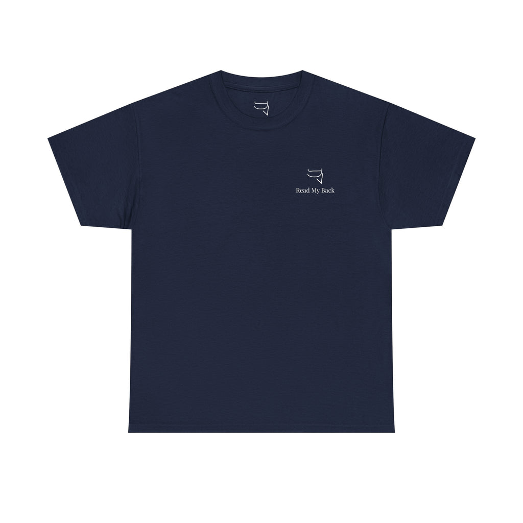 Unisex Heavy Cotton Tee — “A man is but the product of his thoughts. What he thinks, he becomes.”