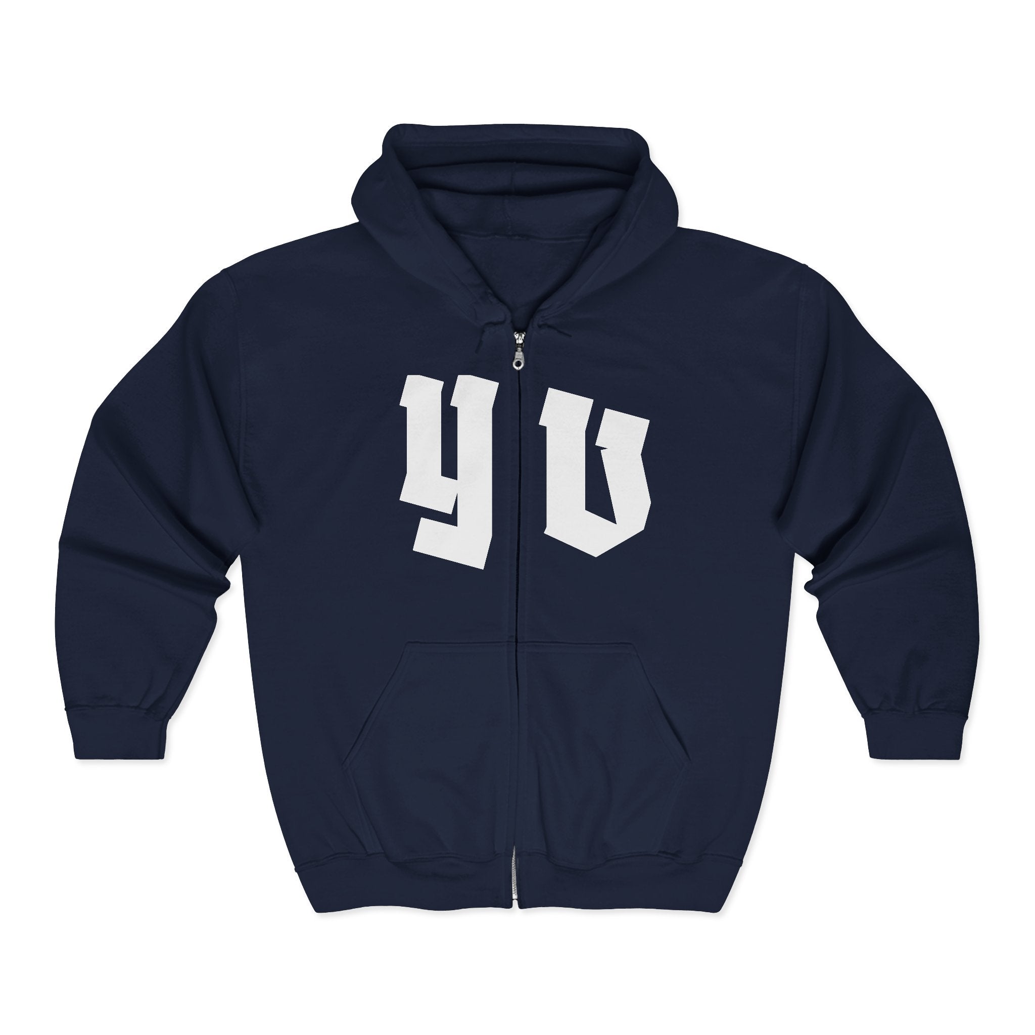 Unisex Heavy Zip Hoodie — “The fear of death follows from the fear of life. A man who lives fully is prepared to die at any time.”