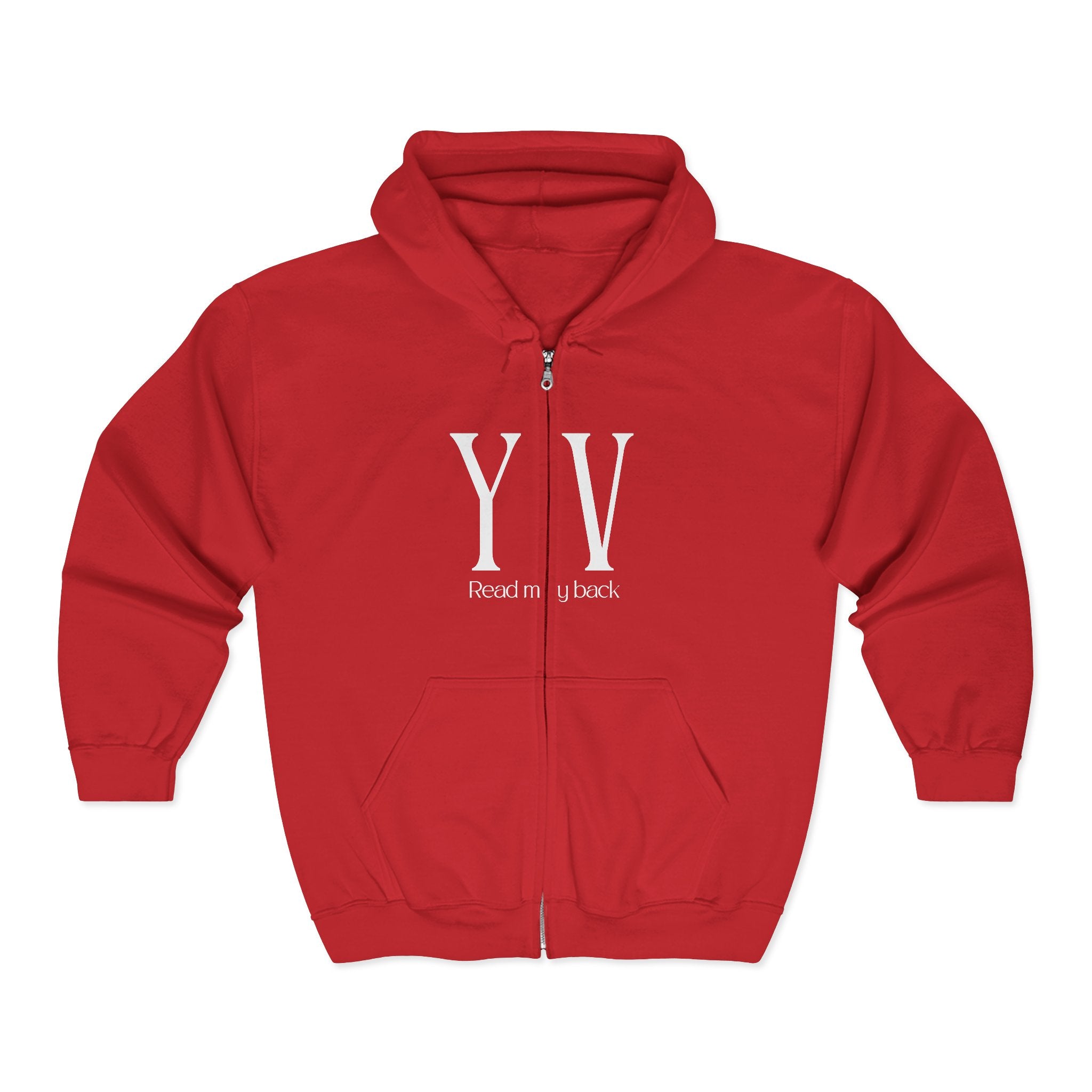 Unisex Heavy Blend™ Full Zip Hooded Sweatshirt -“When one door of happiness closes, another opens; but often we look so long at the closed door that we do not see the one which has been opened for us...