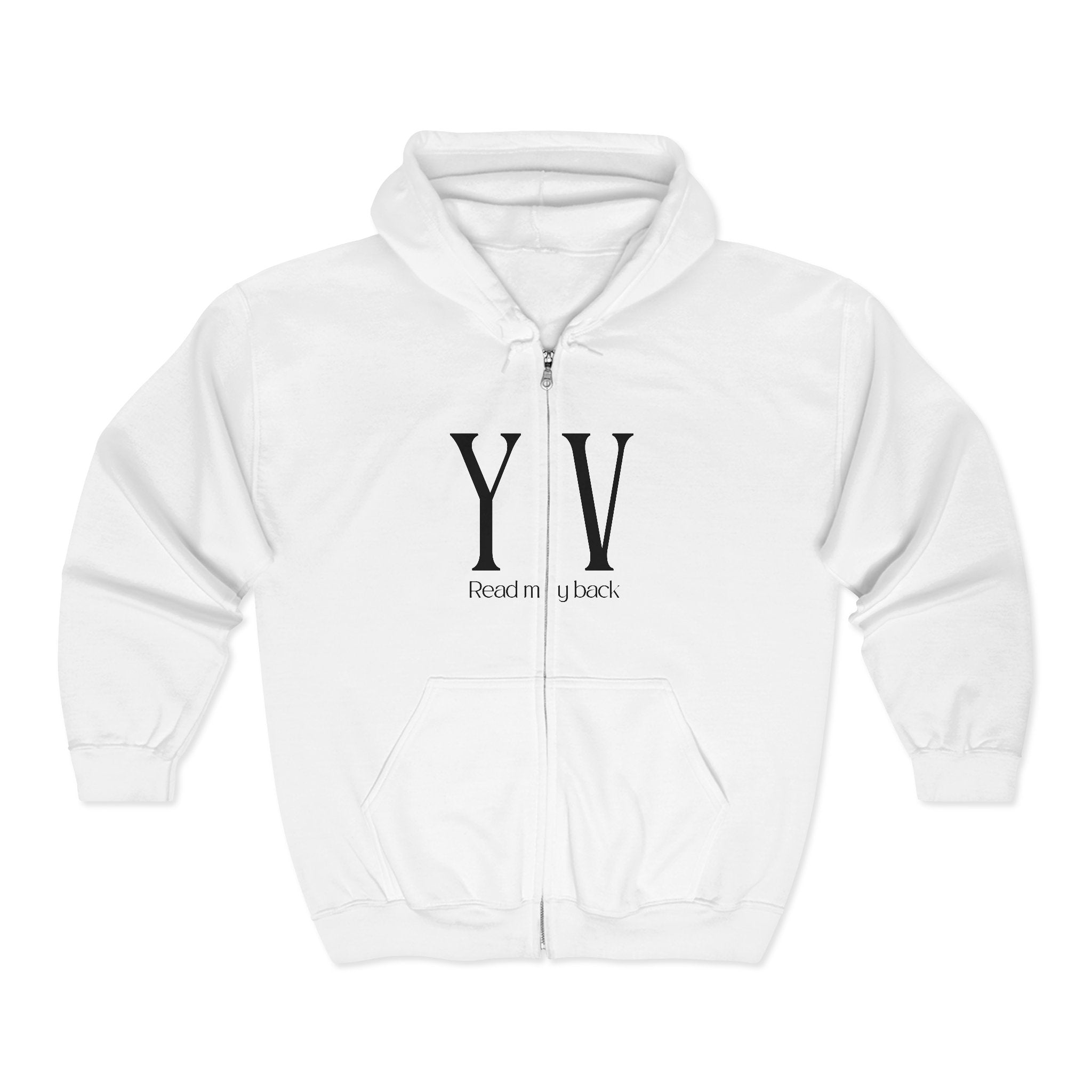 Unisex Heavy Blend™ Full Zip Hooded Sweatshirt -“When one door of happiness closes, another opens; but often we look so long at the closed door that we do not see the one which has been opened for us...