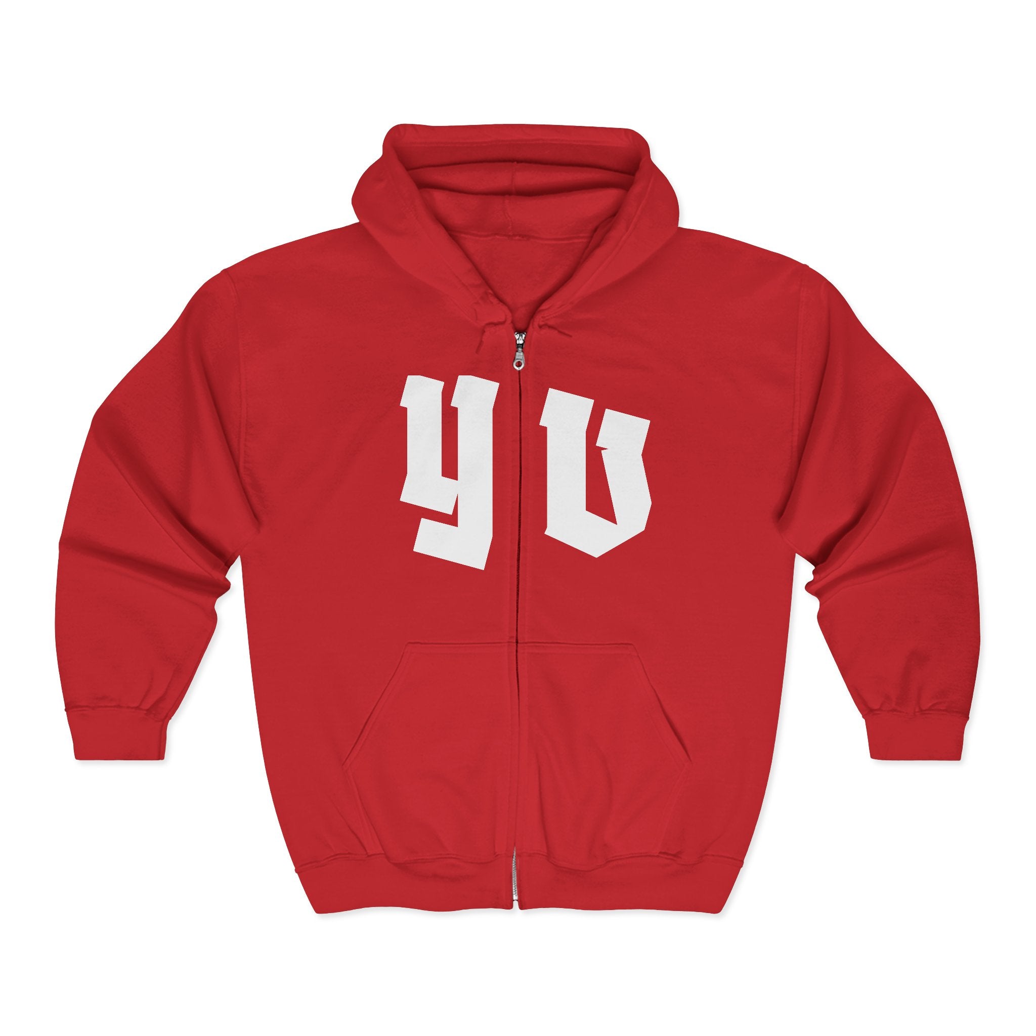 Unisex Heavy Zip Hoodie — “The fear of death follows from the fear of life. A man who lives fully is prepared to die at any time.”