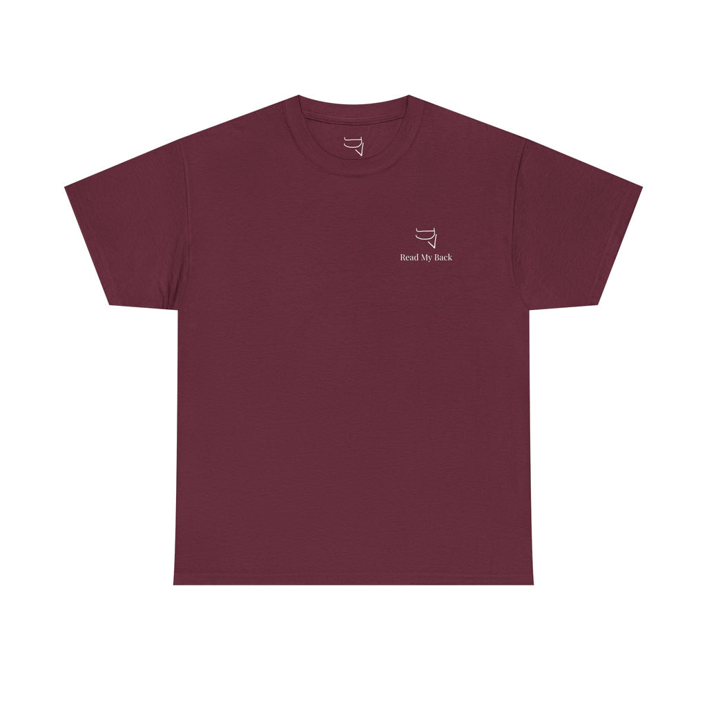 Unisex Heavy Cotton Tee — “A man is but the product of his thoughts. What he thinks, he becomes.”