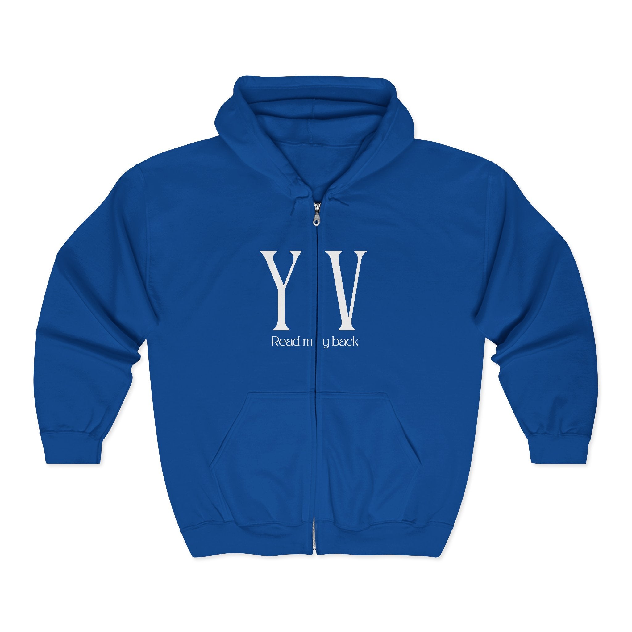 Unisex Heavy Blend™ Full Zip Hooded Sweatshirt -“When one door of happiness closes, another opens; but often we look so long at the closed door that we do not see the one which has been opened for us...