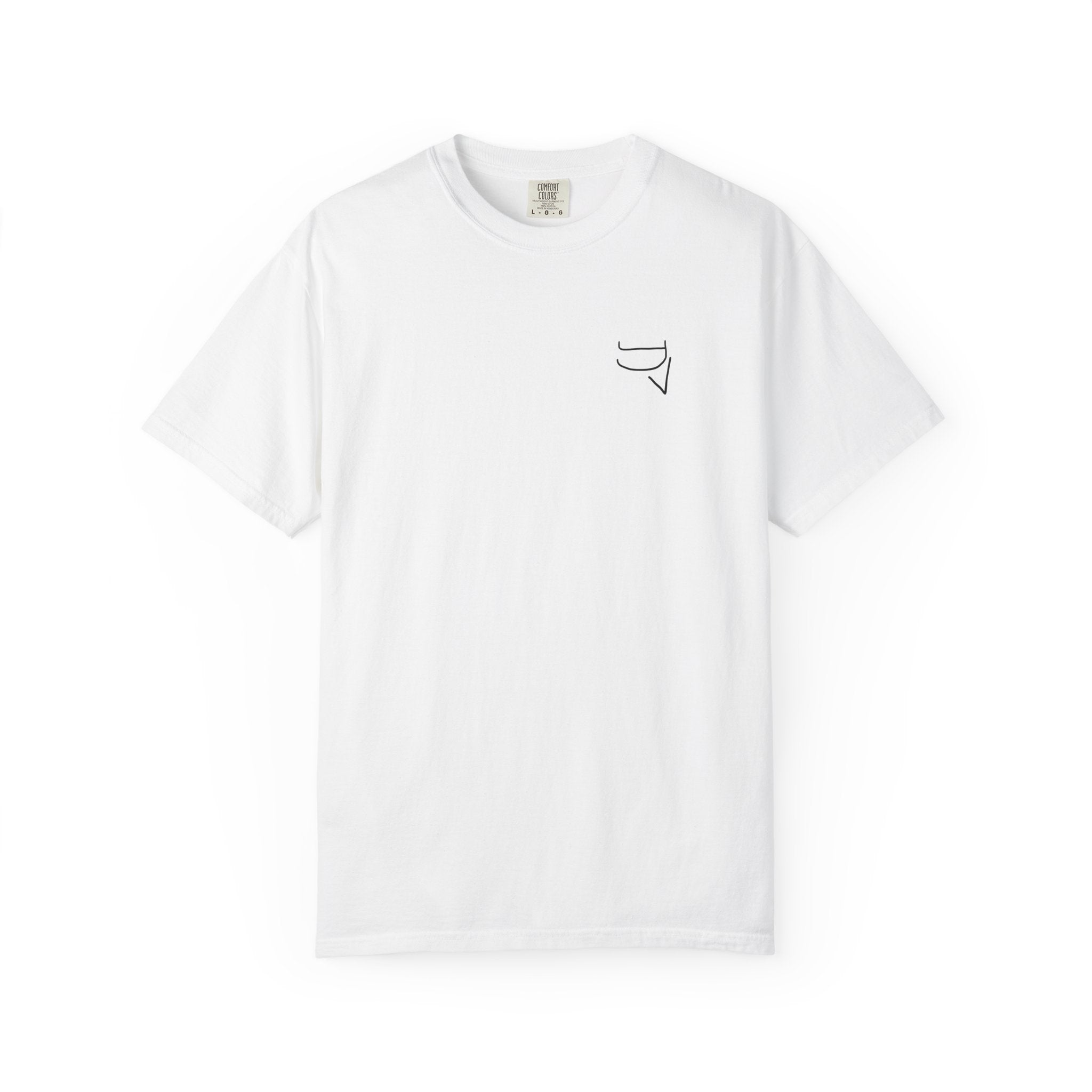 Unisex Heavy Cotton Tee — "The happiness of your life depends upon the quality of your thoughts."