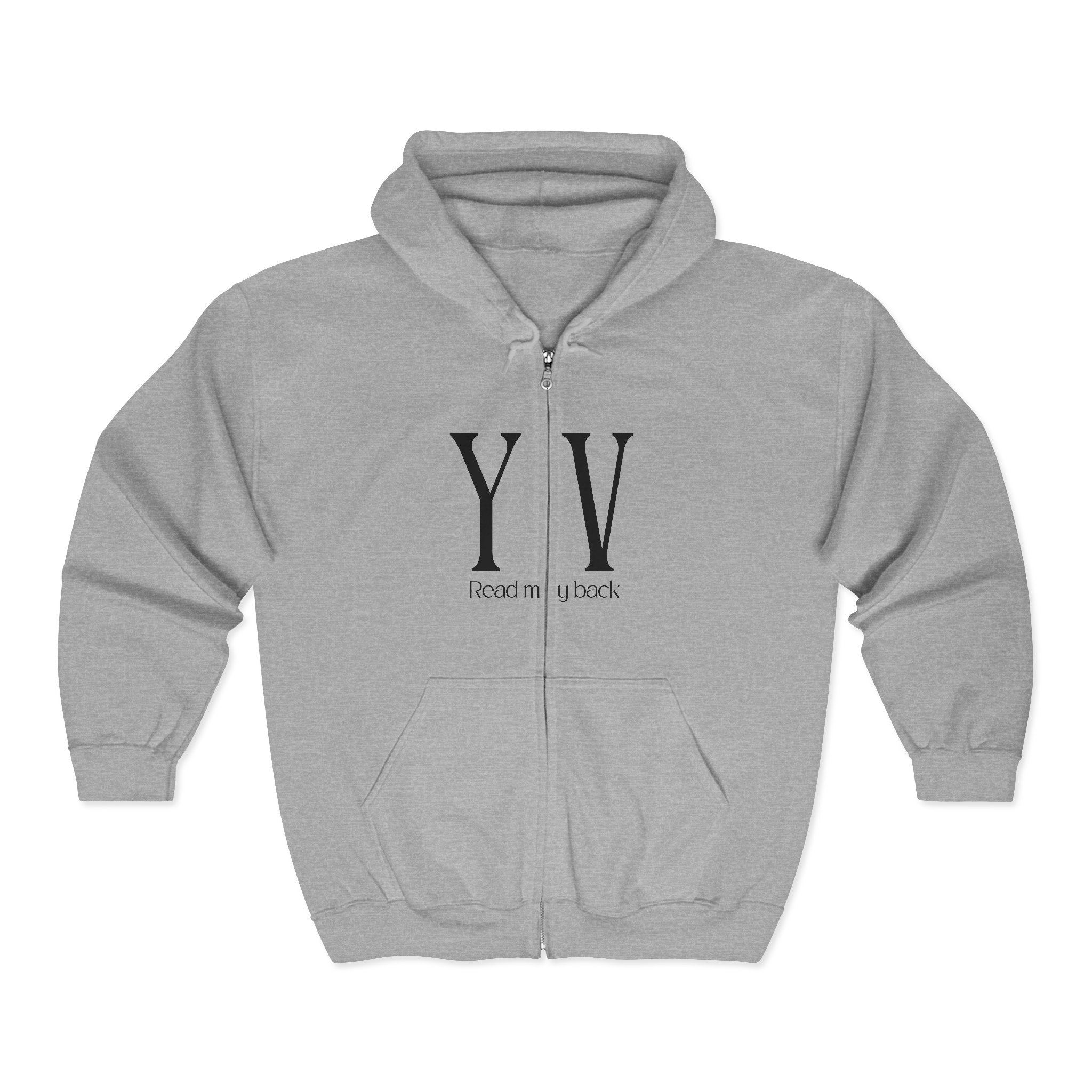 Unisex Heavy Blend™ Full Zip Hooded Sweatshirt -“When one door of happiness closes, another opens; but often we look so long at the closed door that we do not see the one which has been opened for us...