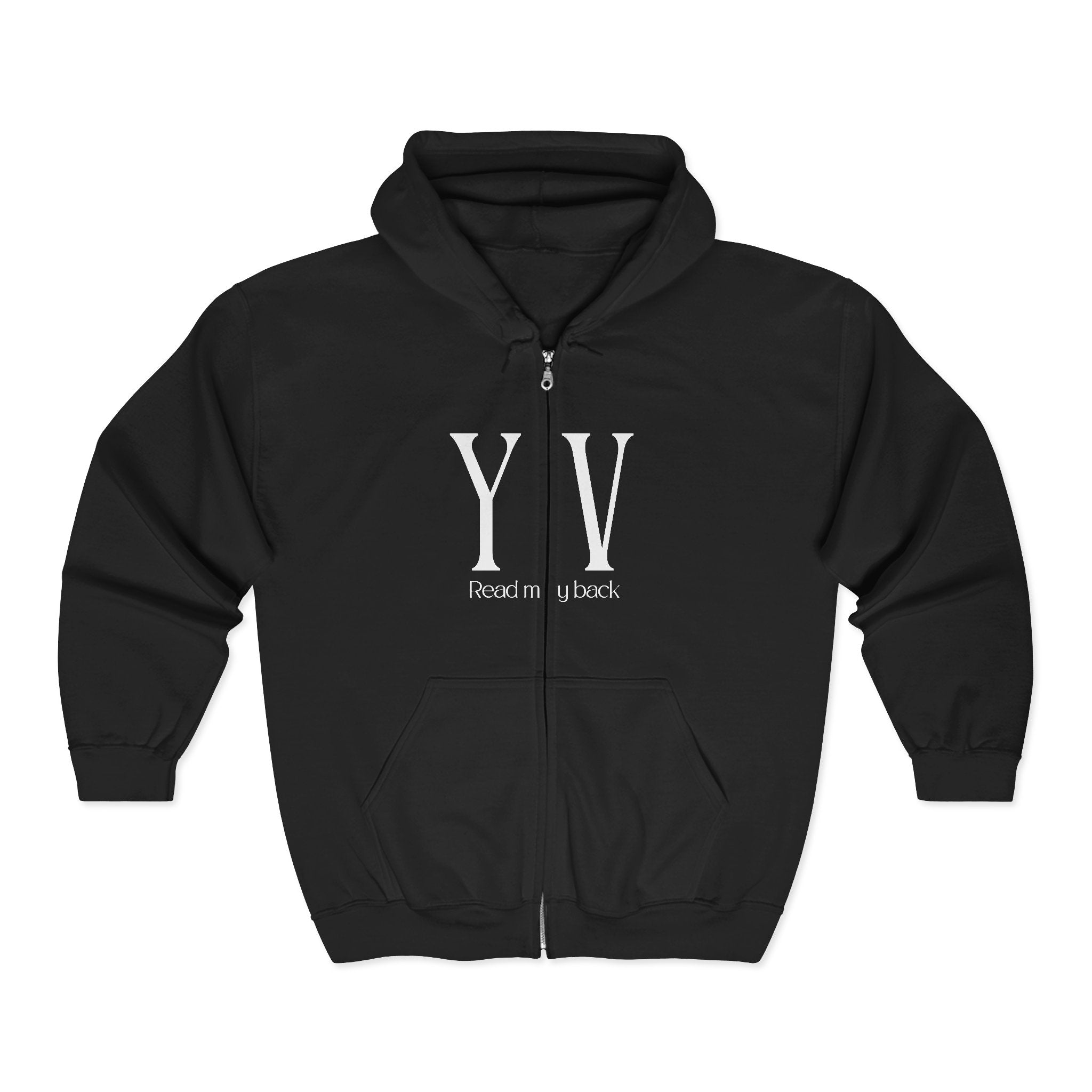 Unisex Heavy Blend™ Full Zip Hooded Sweatshirt -“When one door of happiness closes, another opens; but often we look so long at the closed door that we do not see the one which has been opened for us...