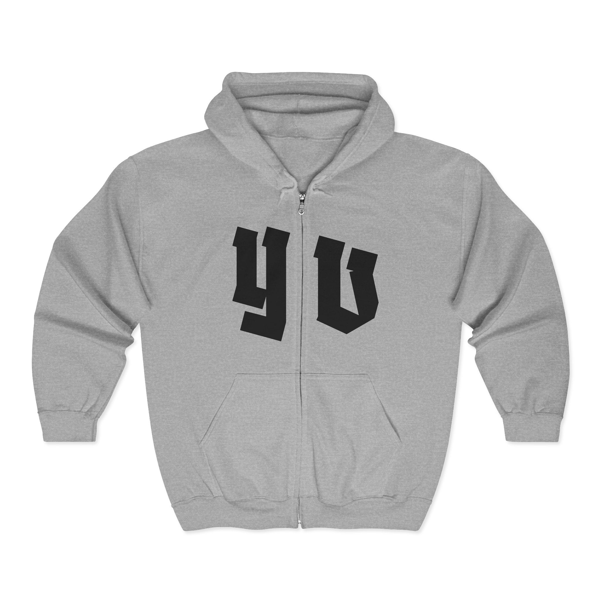 Unisex Heavy Zip Hoodie — “The fear of death follows from the fear of life. A man who lives fully is prepared to die at any time.”