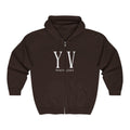 Unisex Heavy Blend™ Full Zip Hooded Sweatshirt -“When one door of happiness closes, another opens; but often we look so long at the closed door that we do not see the one which has been opened for us...