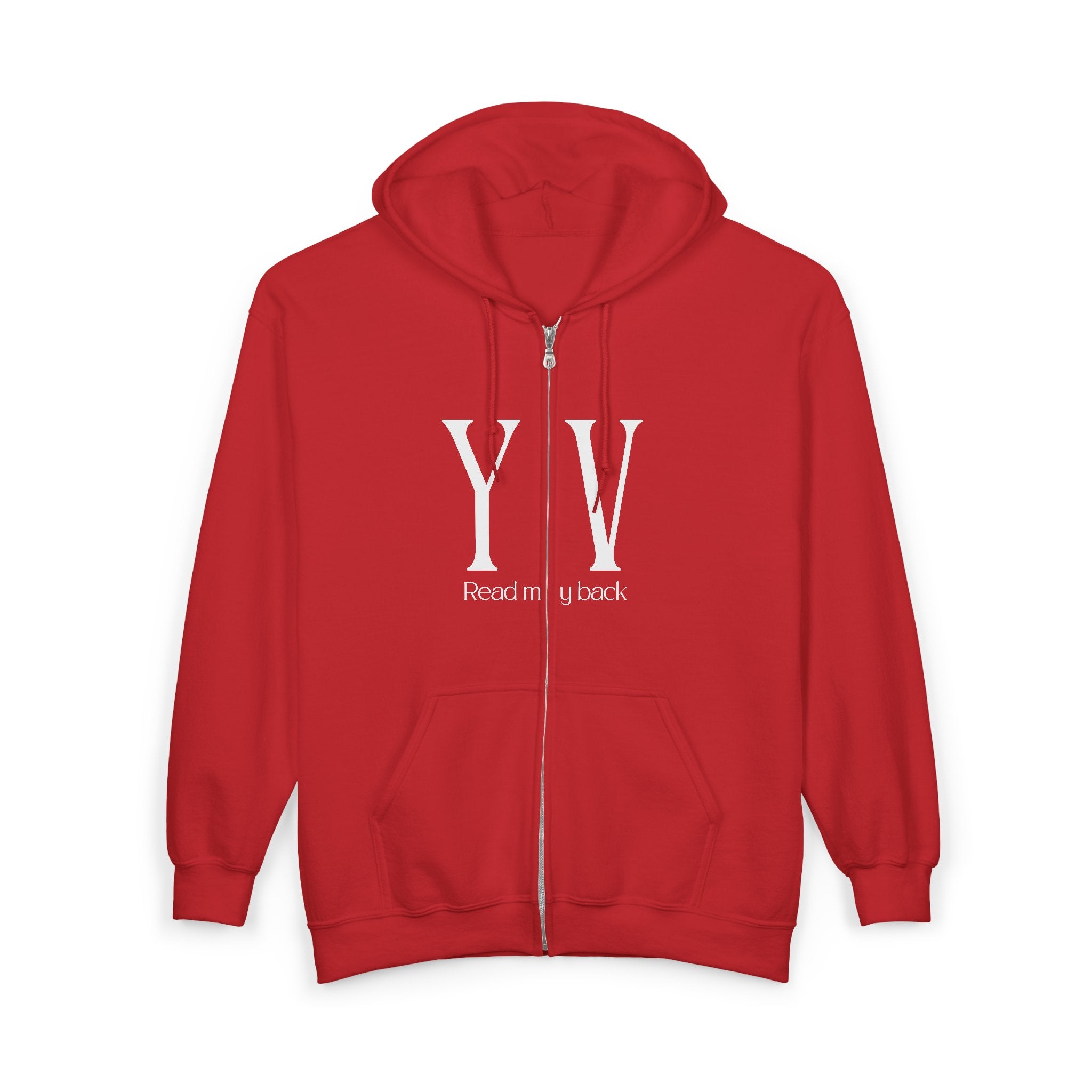 Unisex Heavy Blend™ Full Zip Hooded Sweatshirt -“When one door of happiness closes, another opens; but often we look so long at the closed door that we do not see the one which has been opened for us...