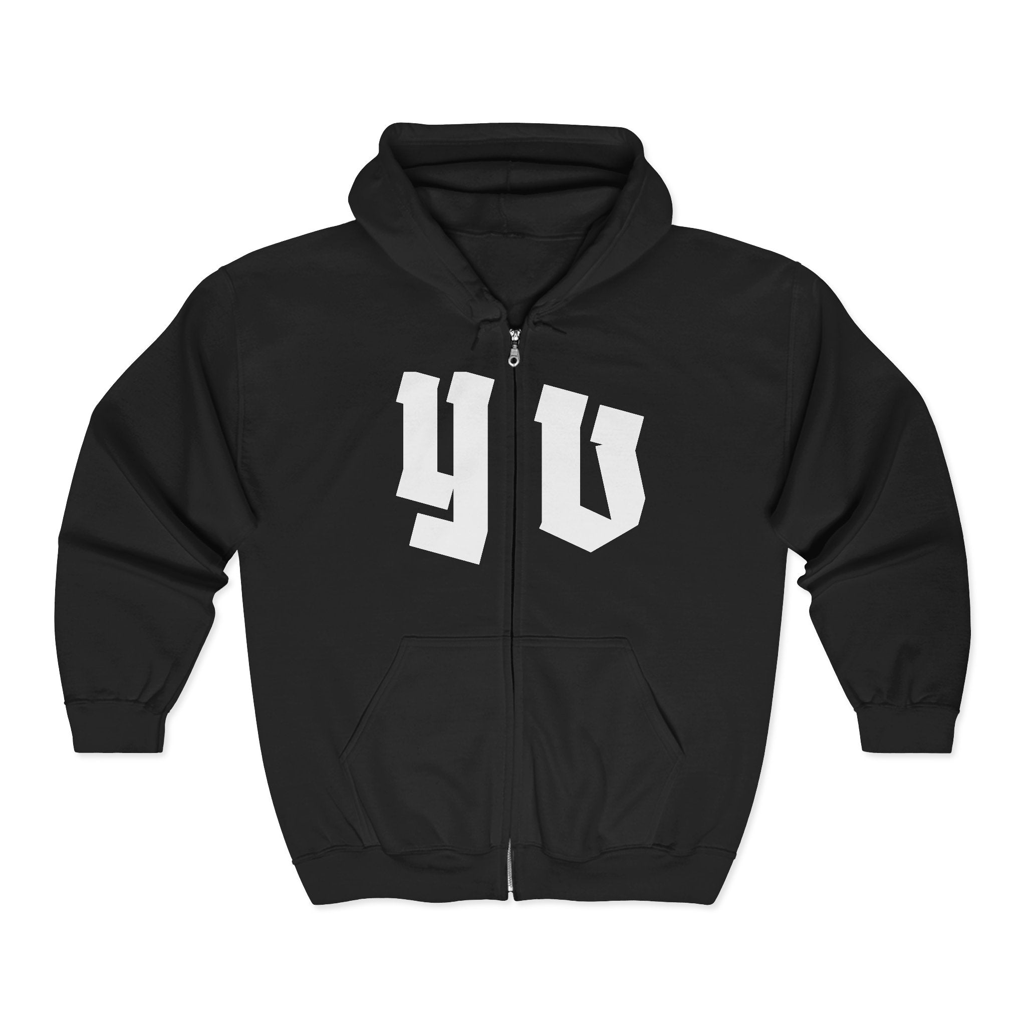 Unisex Heavy Zip Hoodie — “The fear of death follows from the fear of life. A man who lives fully is prepared to die at any time.”
