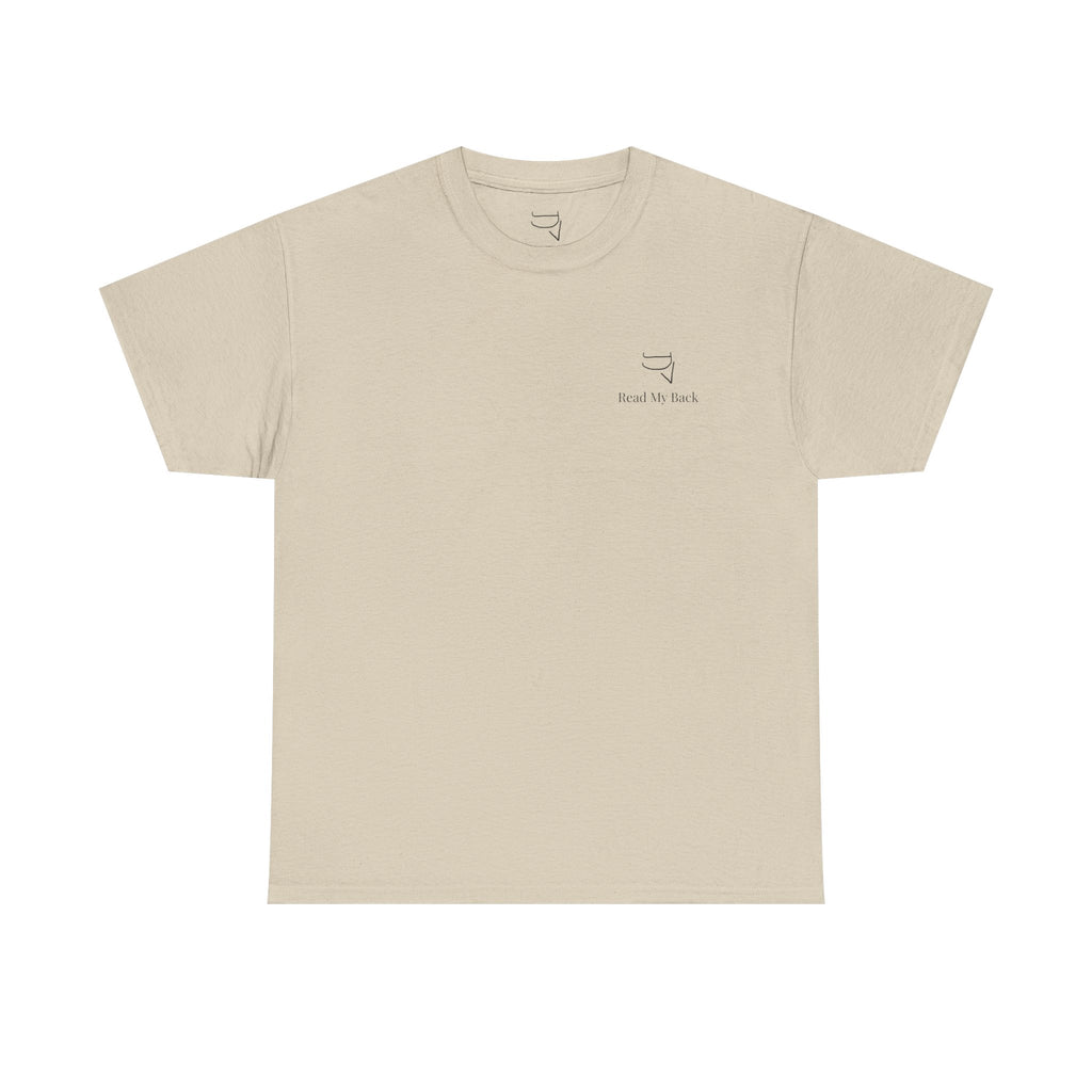 Unisex Heavy Cotton Tee — “A man is but the product of his thoughts. What he thinks, he becomes.”