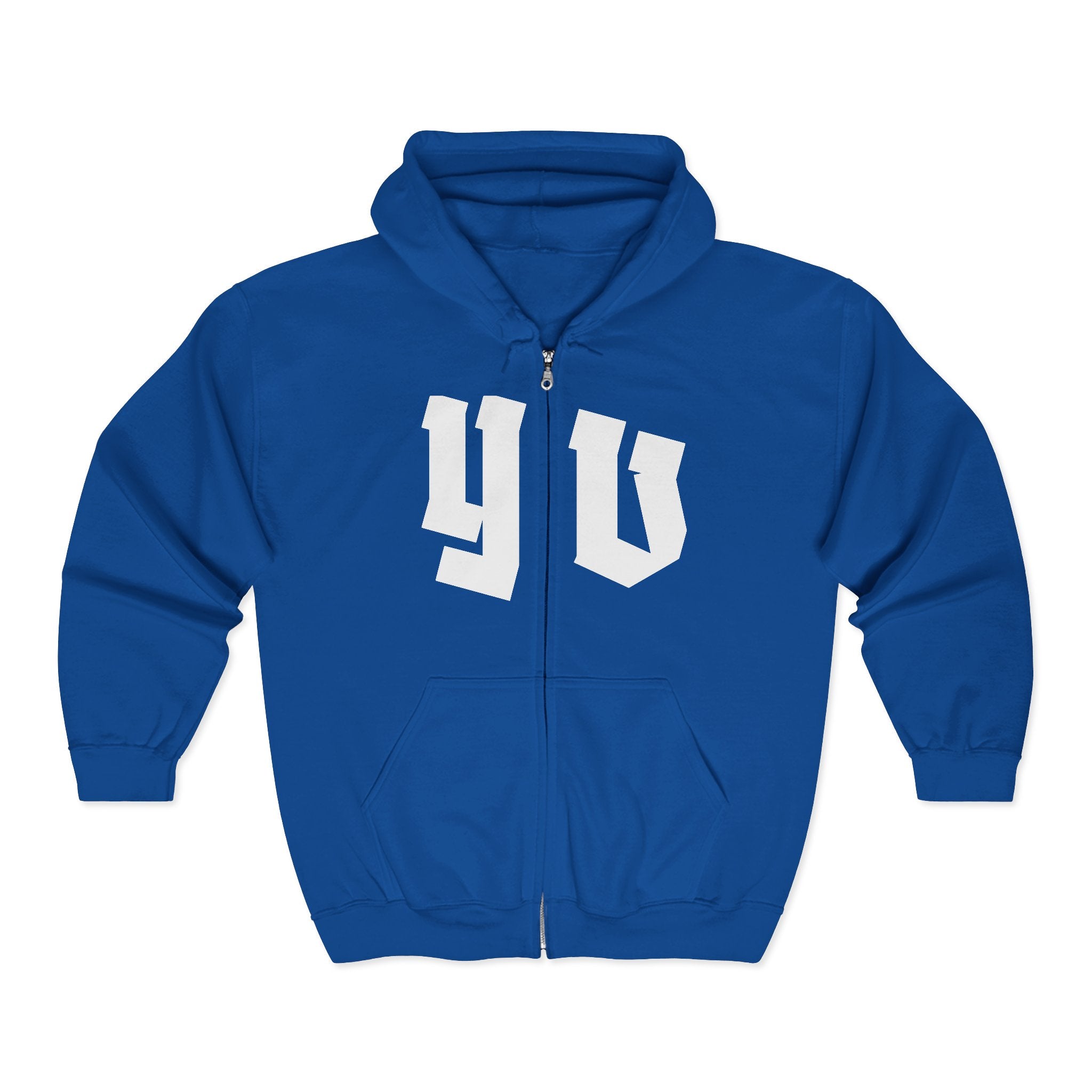 Unisex Heavy Zip Hoodie — “The fear of death follows from the fear of life. A man who lives fully is prepared to die at any time.”