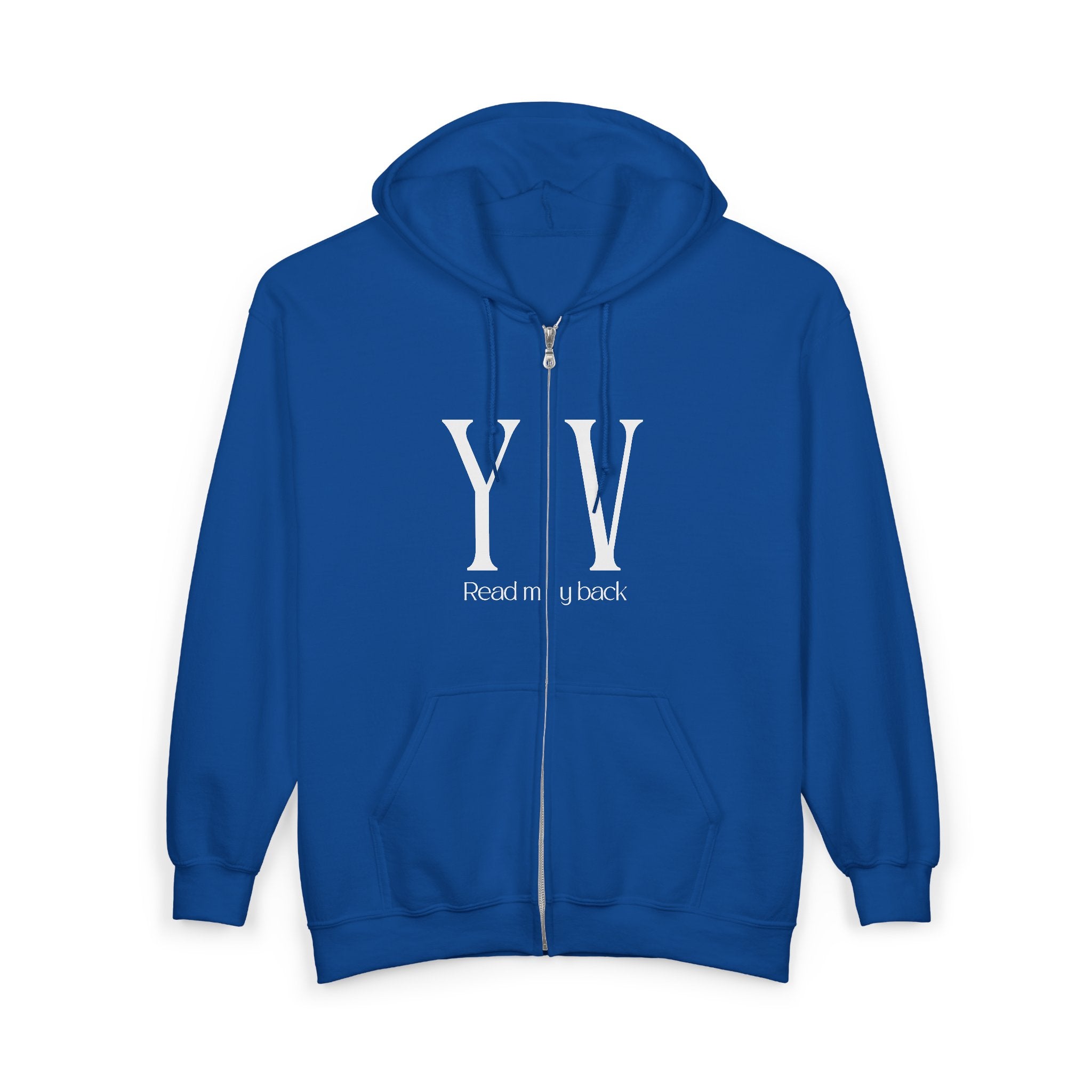 Unisex Heavy Blend™ Full Zip Hooded Sweatshirt -“When one door of happiness closes, another opens; but often we look so long at the closed door that we do not see the one which has been opened for us...