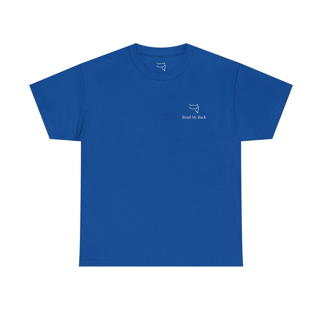 Unisex Heavy Cotton Tee — “A man is but the product of his thoughts. What he thinks, he becomes.”