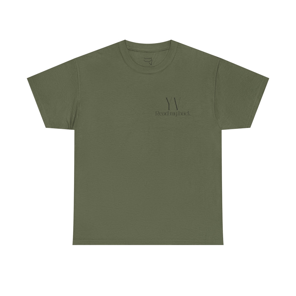 Unisex Heavy Cotton Tee — "To be yourself in a world that is constantly trying to make you something else is the greatest accomplishment.”