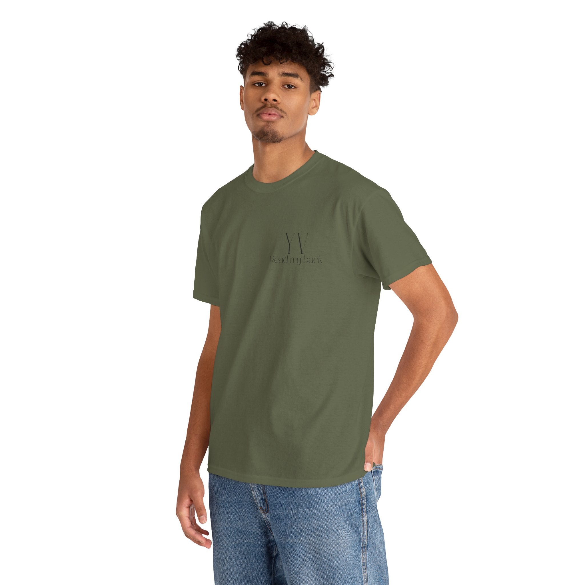 Unisex Heavy Cotton Tee — "To be yourself in a world that is constantly trying to make you something else is the greatest accomplishment.”