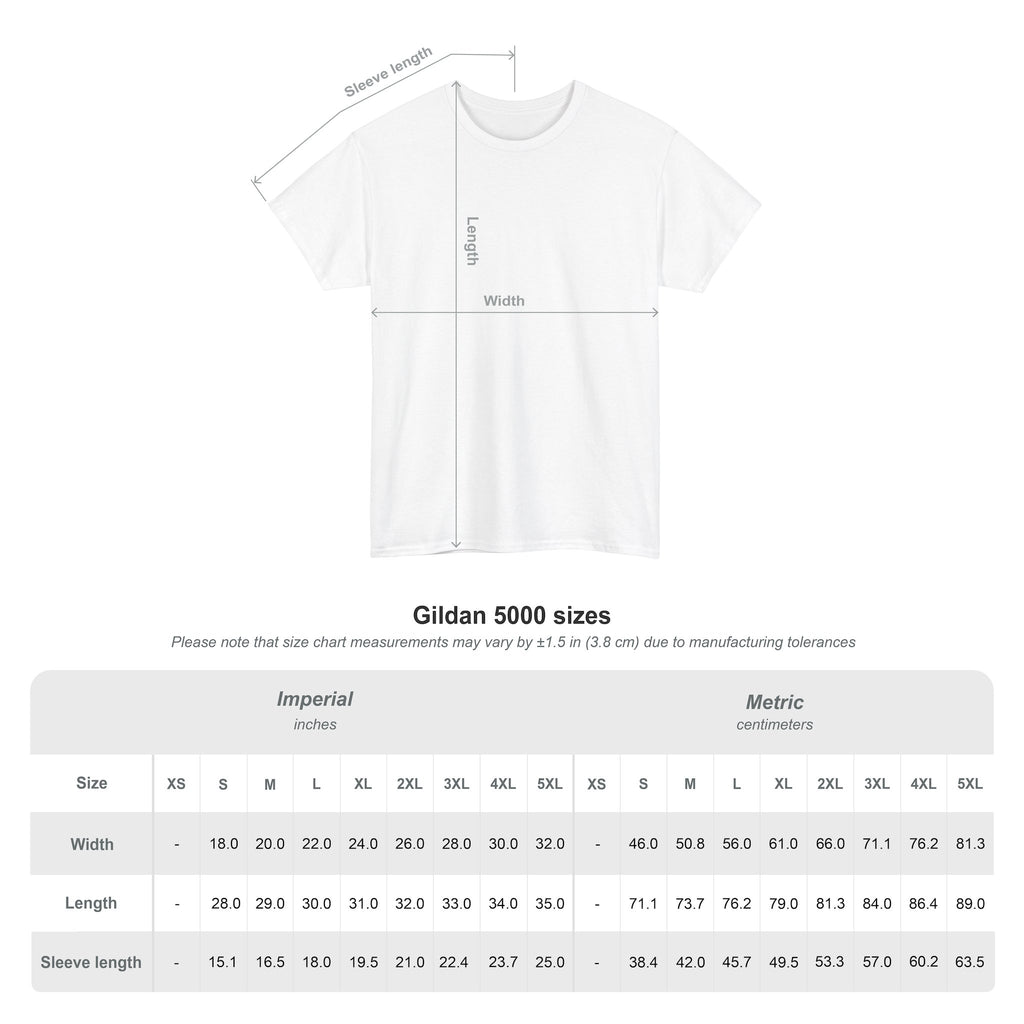 Unisex Heavy Cotton Tee — “A man is but the product of his thoughts. What he thinks, he becomes.”