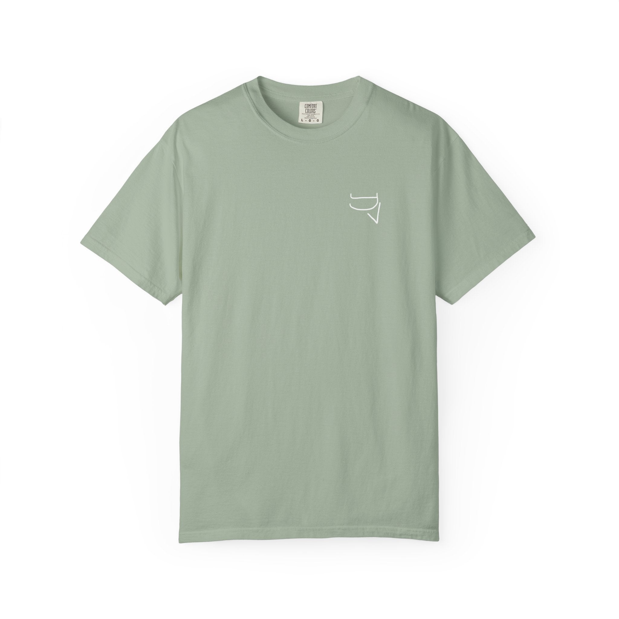 Unisex Heavy Cotton Tee — "The happiness of your life depends upon the quality of your thoughts."