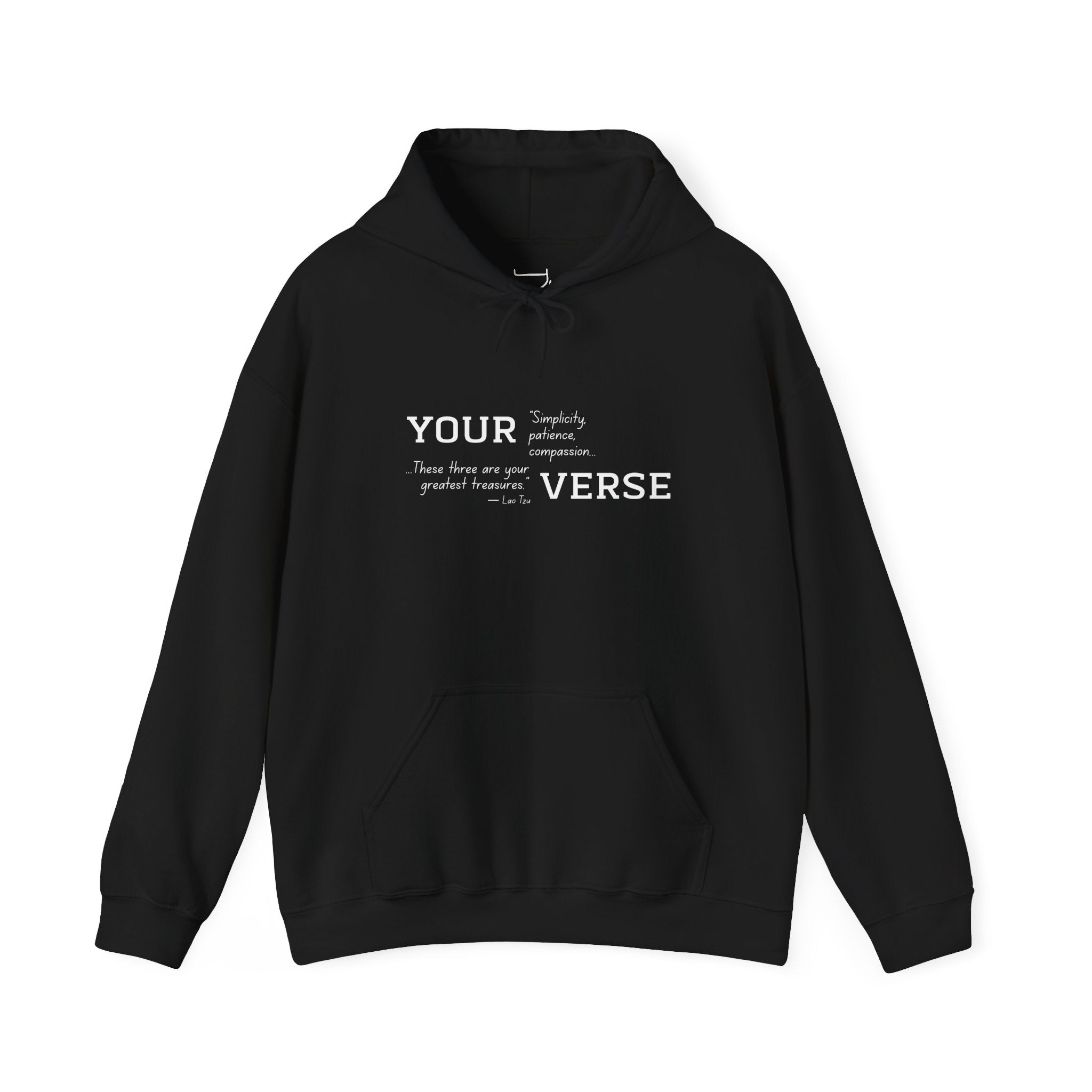 Unisex Heavy Hoodie — “Simplicity, patience, compassion. These three are your greatest treasures."