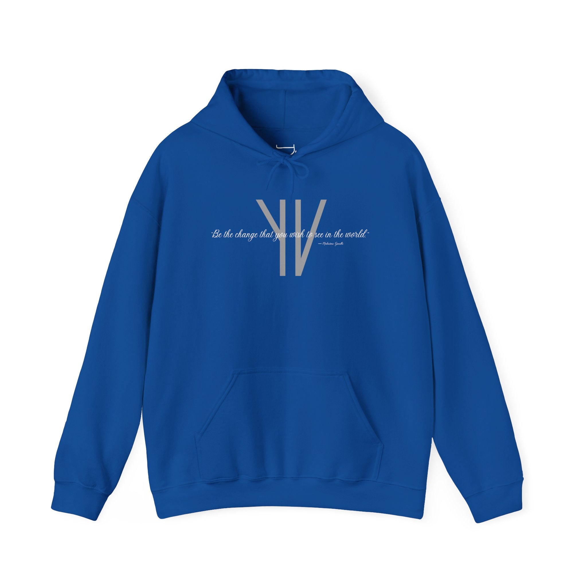 Unisex Heavy Hoodie — “Be the change that you wish to see in the world.”