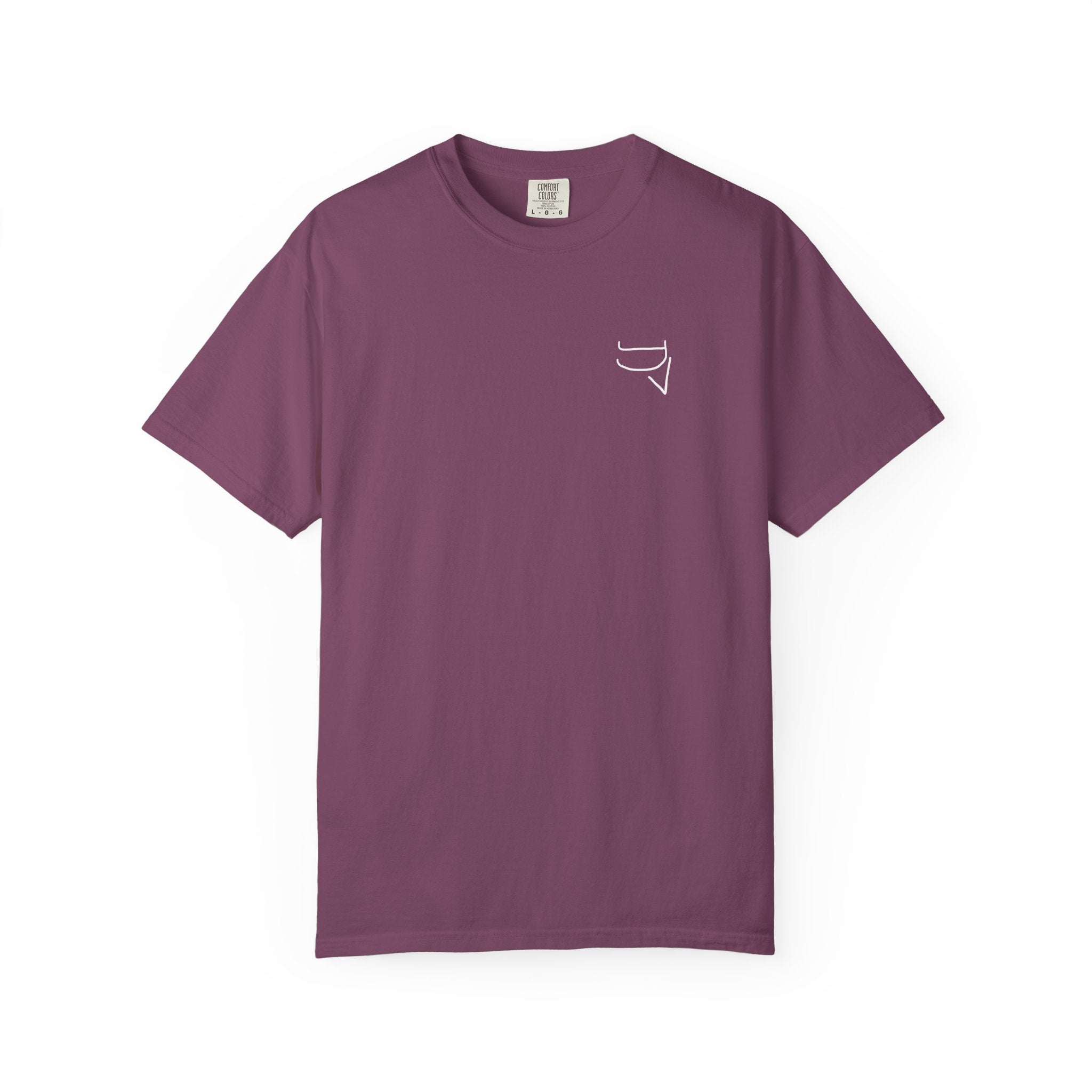 Unisex Heavy Cotton Tee — "The happiness of your life depends upon the quality of your thoughts."