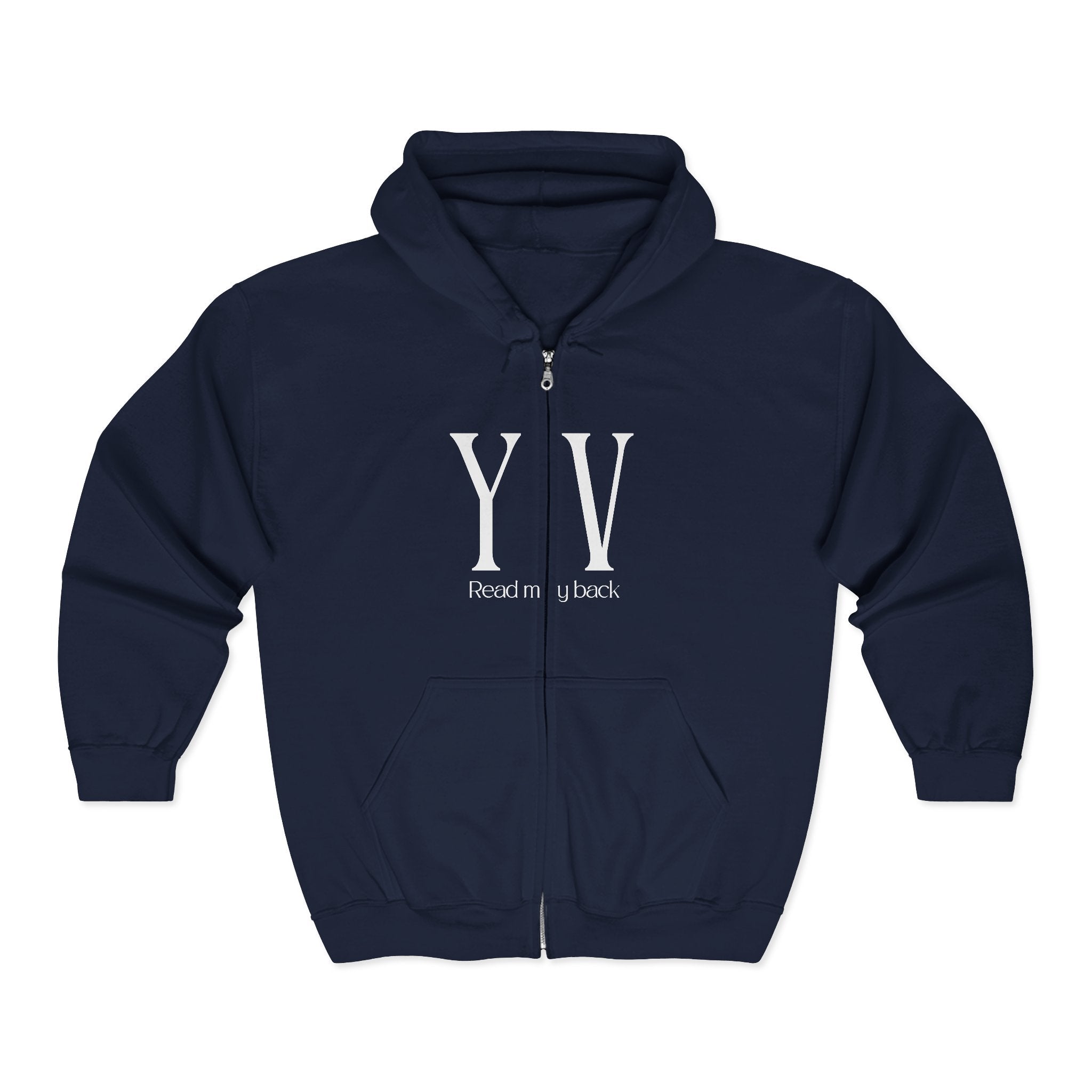 Unisex Heavy Blend™ Full Zip Hooded Sweatshirt -“When one door of happiness closes, another opens; but often we look so long at the closed door that we do not see the one which has been opened for us...