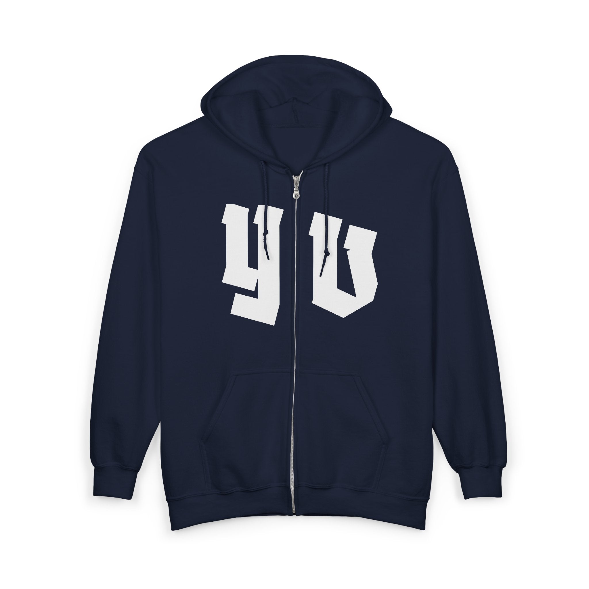 Unisex Heavy Zip Hoodie — “The fear of death follows from the fear of life. A man who lives fully is prepared to die at any time.”