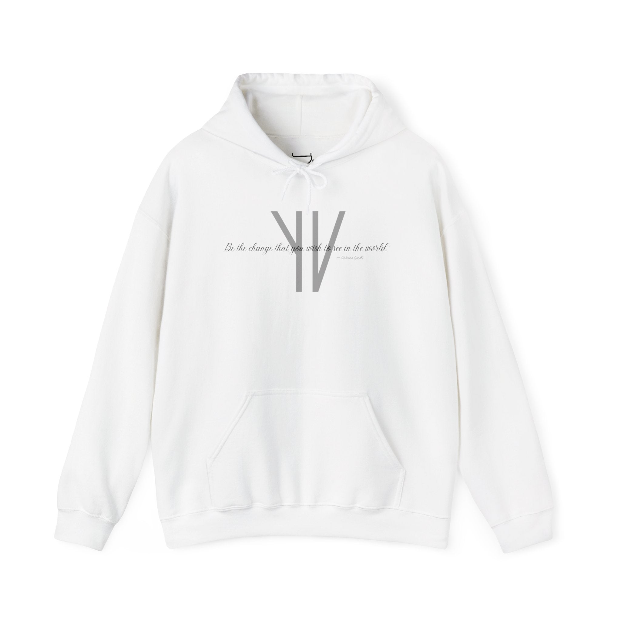 Unisex Heavy Hoodie — “Be the change that you wish to see in the world.”