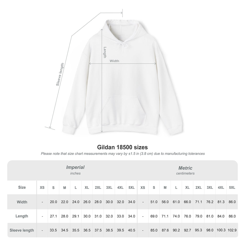 Unisex Heavy Hoodie — “Be the change that you wish to see in the world.”