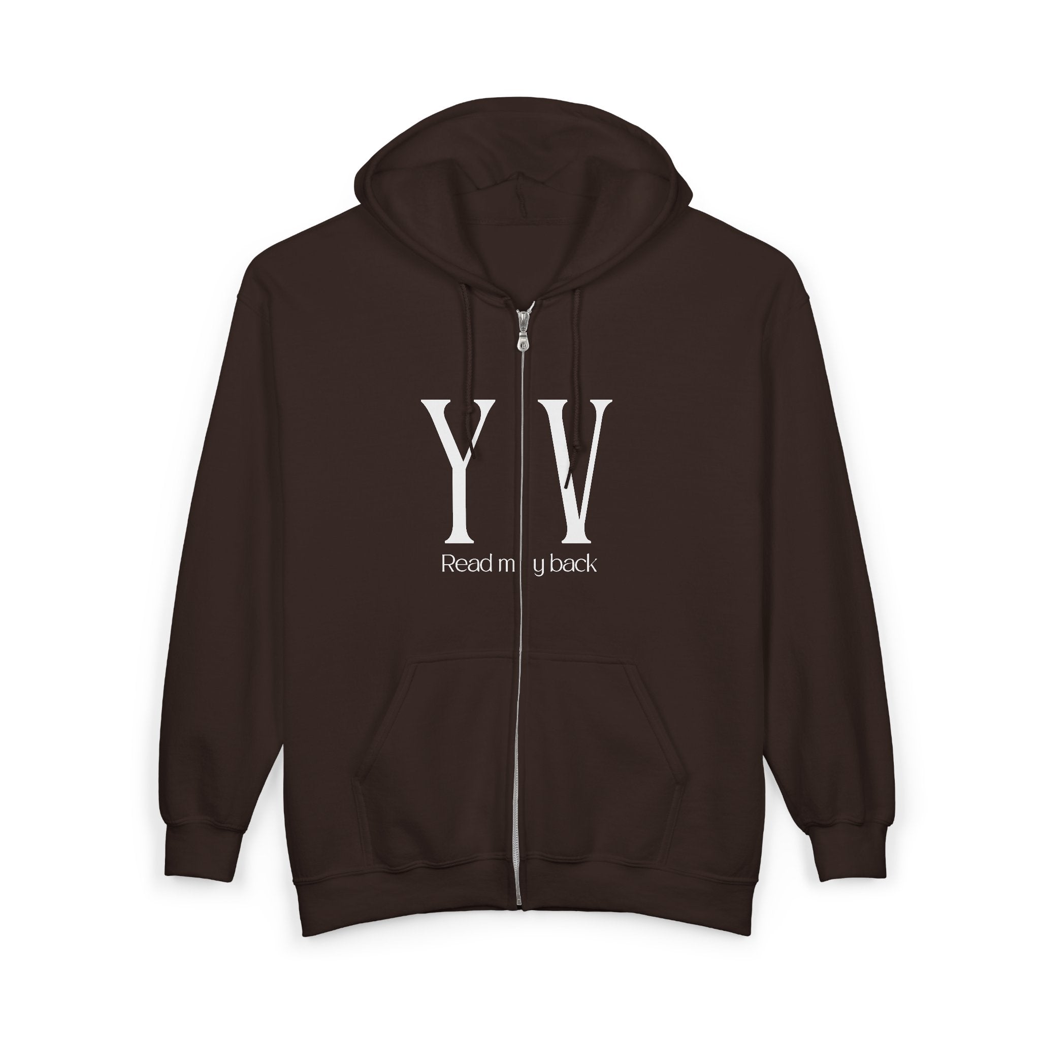 Unisex Heavy Blend™ Full Zip Hooded Sweatshirt -“When one door of happiness closes, another opens; but often we look so long at the closed door that we do not see the one which has been opened for us...